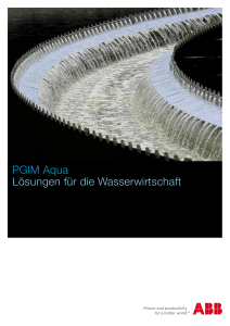 PGIM Aqua Lösungen für die Wasserwirtschaft