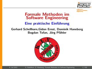 Formale Methoden im Software Engineering