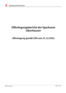 Offenlegungsbericht Sparkasse Oberhessen 2016