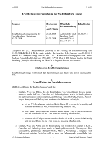 Erschlie&szlig;ungsbeitragssatzung 09092014