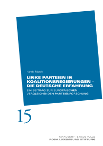 linke parteien in koalitions regierungen – die deutsche erfahrung