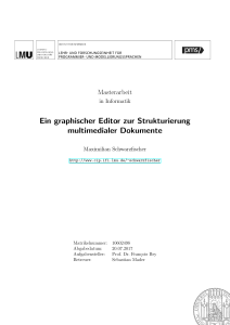 Masterarbeit in Informatik - Lehr