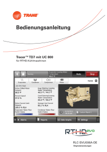 Tracer TD7 mit UC 800 fur RTHD-Kühlmaschinen