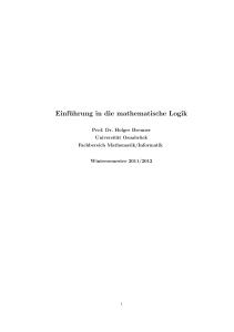 Einführung in die mathematische Logik