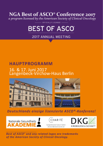 NGA Best of ASCO® Conference 2017