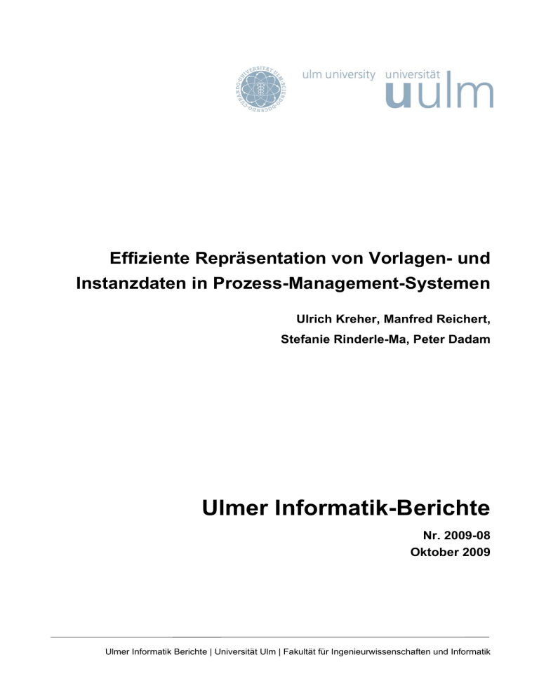 Ulmer Informatik Berichte