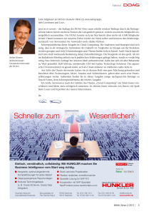 Schneller zum Wesentlichen!