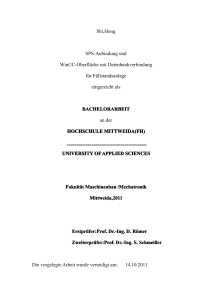 Shi,Hong SPS-Anbindung und WinCC-Oberfl&auml;che mit