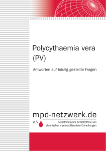 Polycythaemia vera - mpn