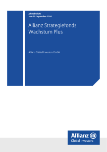 Allianz Strategiefonds Wachstum Plus