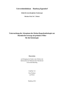 Universitätsklinikum Hamburg-Eppendorf Untersuchung der