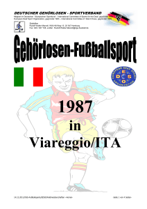 1. EM 1987 in Viareggio