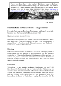 Stadtbücherei in Weikersheim – ausgezeichnet! Eine alte Scheune