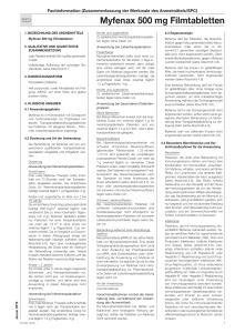 Myfenax 500 mg Filmtabletten