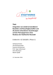 Titel: - Deutsche Bundesstiftung Umwelt