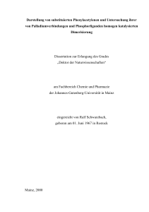 Darstellung von substituierten Phenylacetylenen und