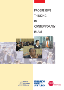 Progressive thinking in contemporary islam