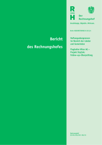 Bericht des Rechnungshofes - beim Niederösterreichischen Landtag