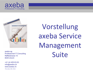 axeba Service Management Suite