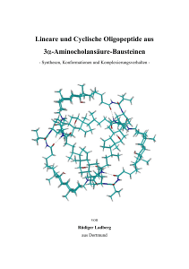 Lineare und cyclische Oligopeptide aus 3α