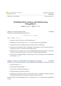Modellgestützte Analyse und Optimierung Übungsblatt 4