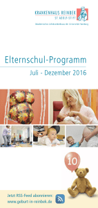 Elternschul-Programm - Krankenhaus Reinbek