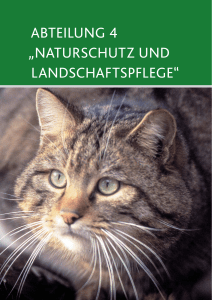 Naturschutz und Landschaftspflege