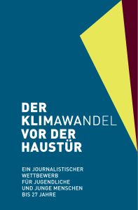 Broschüre PDF, klein - Der Klimawandel vor der Haustür