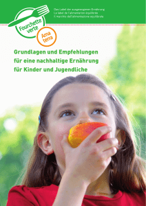 Grundlagen und Empfehlungen f&uuml;r eine nachhaltige