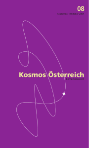 Kosmos 8 - Österreichisches Kulturforum Berlin