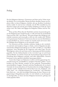 Von der einen Religion des ALten Israel zu den drei Religionen