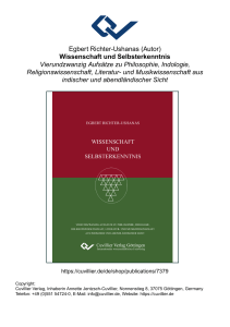 Wissenschaft und Selbsterkenntnis