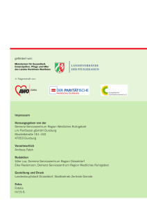Broschuere Demenz arztpraxis Ruhrgebiet westlich 01