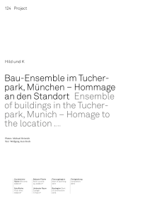 Hommage an den Standort Ensemble of buildings in the