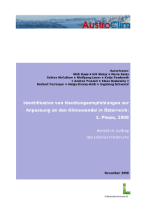 Identifikation von Handlungsempfehlungen zur