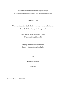 Verbessert sich das Gedächtnis euthymer - diss.fu