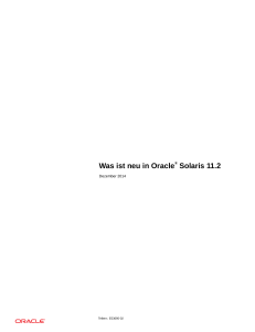 Was ist neu in Oracle® Solaris 11.2