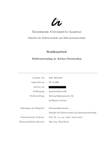 Technische Universität Ilmenau Studienarbeit