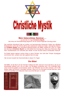Seminar Christliche Mystik