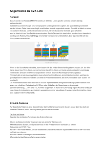 Allgemeines zu SVX-Link