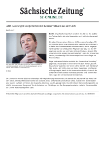 AfD-Aussteiger kooperieren mit Konservativen aus der CDU