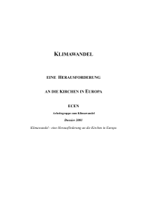 KLIMAWANDEL