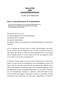 BULLETIN DER BUNDESREGIERUNG