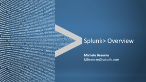 Splunk> Overview
