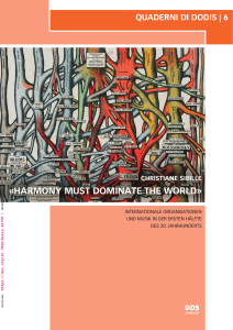harmony must dominate the world