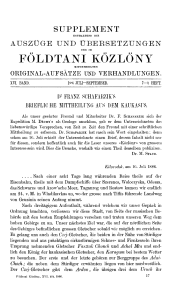 Földtani Közlöny 16. kötet 7-9. füz. (1886. július