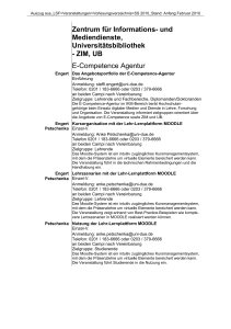 Zentrum f&uuml;r Informations - an der Universit&auml;t Duisburg