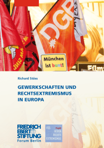gewerkschaften und rechtsextremismus in europa - Friedrich