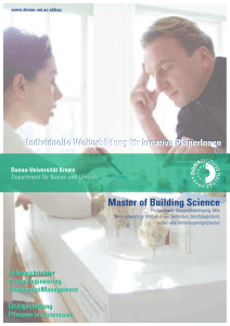 Master of Building Science