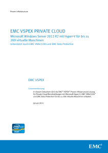 EMC VSPEX Private Cloud f&uuml;r bis zu 200